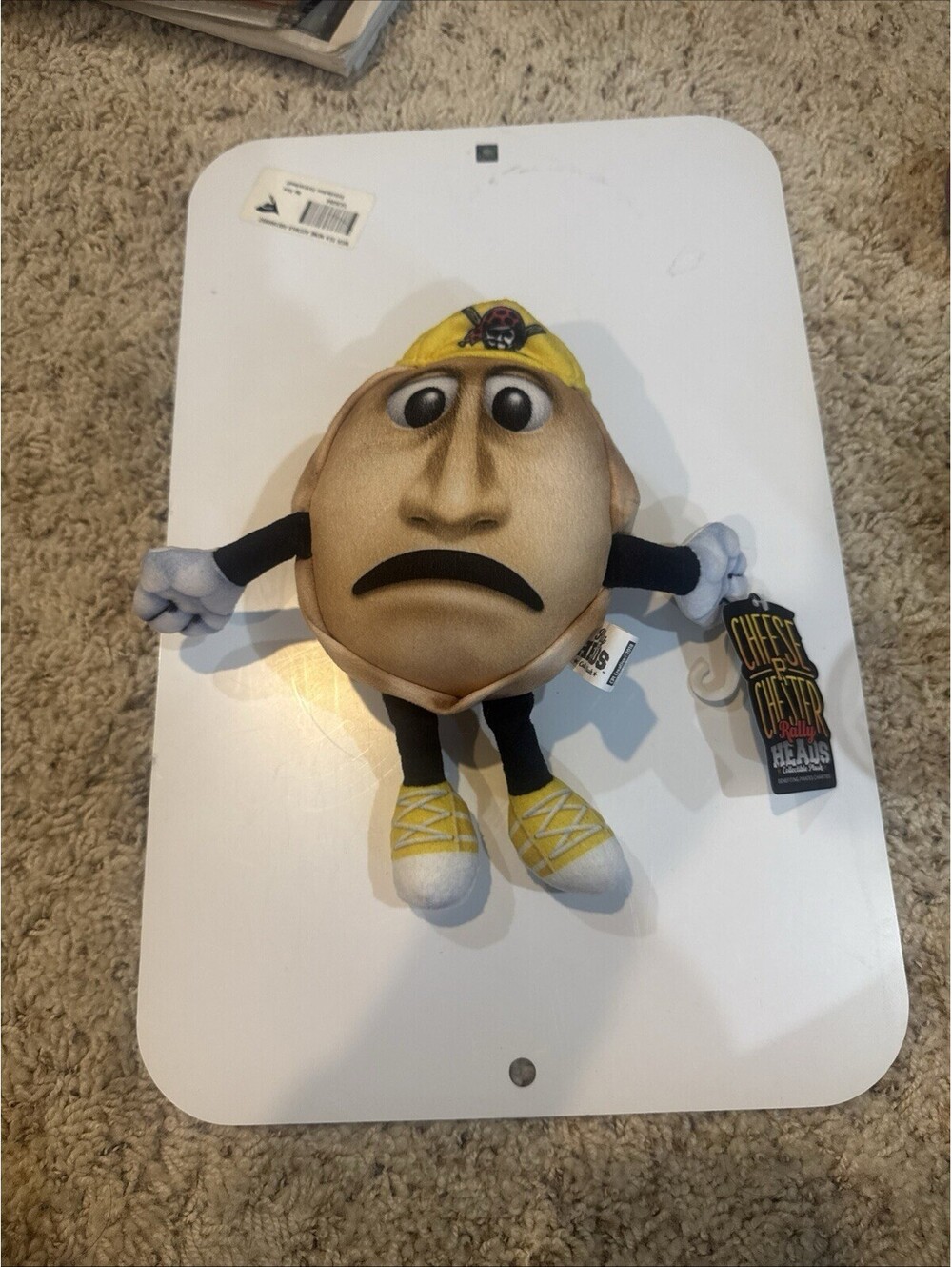 VTG Pittsburgh Pirates Chester Cheese Pierogies Plush RARE